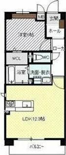 ソレアードⅥ【2階】の間取り