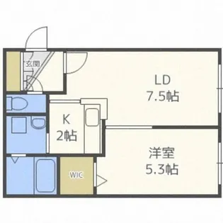 ピアチェーレ【3階】の間取り