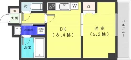ターフサイド桑園【3階】の間取り