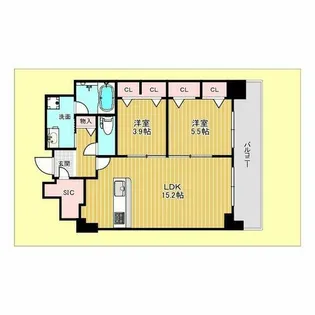 Refisia箕面船場【603号室】の間取り