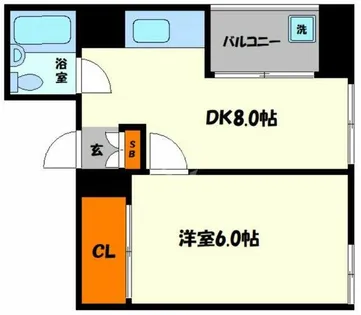 メゾンドール日本橋【3階】の間取り