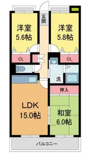 グラネックス宝樹園【101号室】の間取り