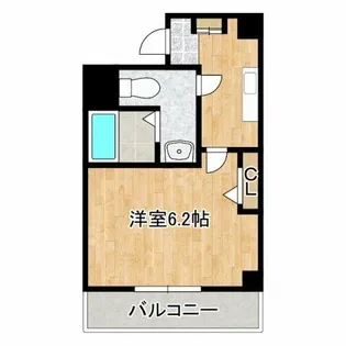 ホーユウコンフォルト都島【7階】の間取り