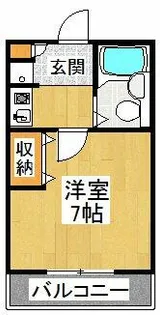 滝野ハイツ【3階】の間取り