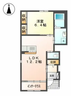 フェリース【1階】の間取り