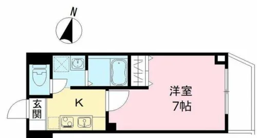 みおつくし城北【1階】の間取り