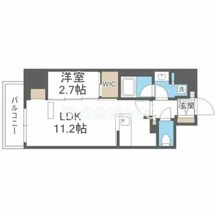 アーバネックス天満橋Front【704号室】の間取り