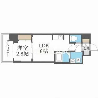 セレニテ本町東リアン【7階】の間取り