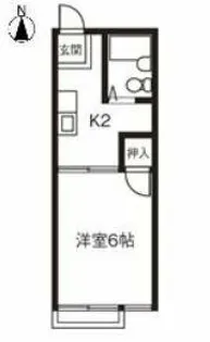 アネックス1【201号室】の間取り