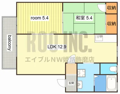 フレグランスCANADA【2階】の間取り