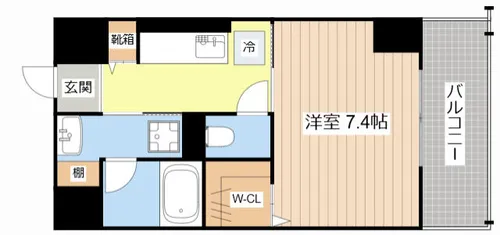 Pronity Hill【2階】の間取り