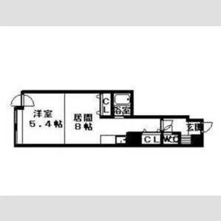 ウイング円山北町【3階】の間取り