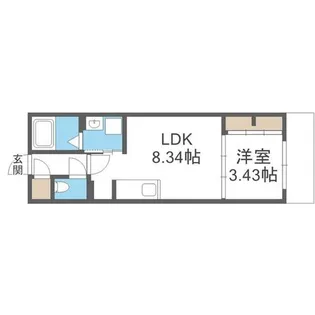 S-RESIDENCE医大南altier【4階】の間取り