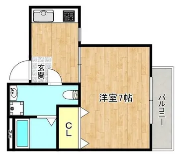ドゥエリング大宮【1階】の間取り