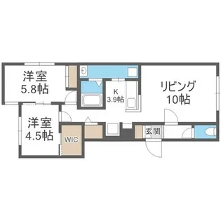 MKガーデン澄川【4階】の間取り