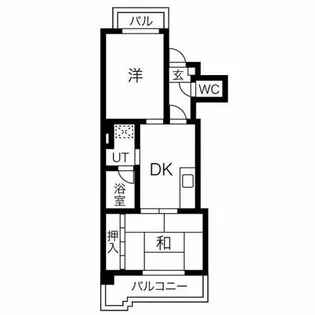 メゾンクリスタル【4A号室】の間取り