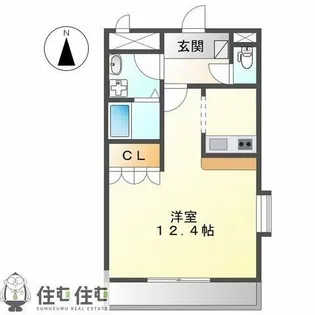 SK.Ⅱ【201号室】の間取り