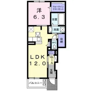 ネオ レジデンス【1階】の間取り