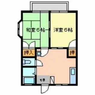 サンシティーWⅡ【102号室】の間取り