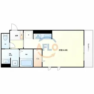 ラメゾンヴェール上本町【3階】の間取り