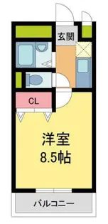カサ・カルロサII【3階】の間取り
