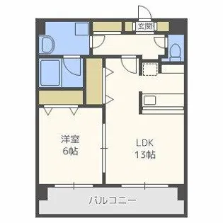 SWISS梅田東【11階】の間取り