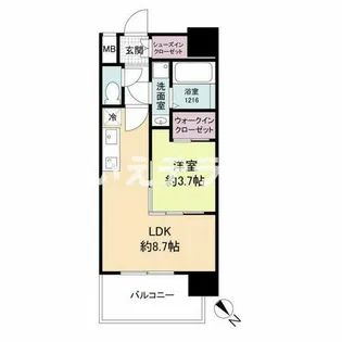 セレニテ西元町アリエ【3階】の間取り