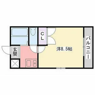 滝野社レジデンス【2階】の間取り
