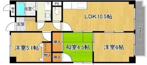 ファミール21【201号室】の間取り