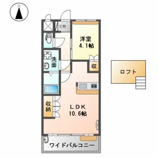 ラヴニール【2階】の間取り