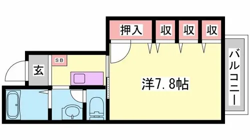 プランドールS【1階】の間取り