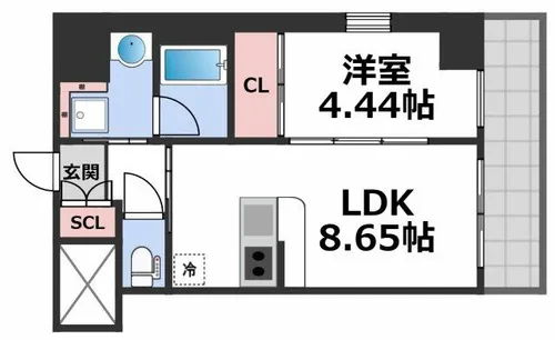 プレジオ永和EURO【3階】の間取り