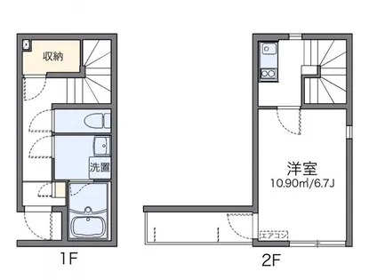レオネクストASAE【1階】の間取り