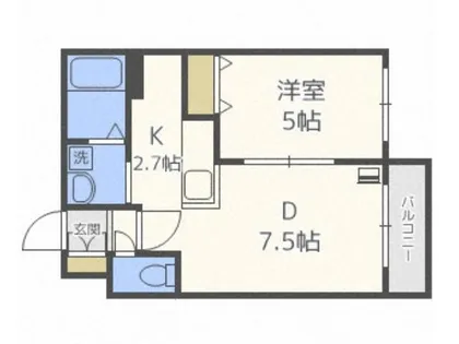 プレミアシティ元町【202号室】の間取り