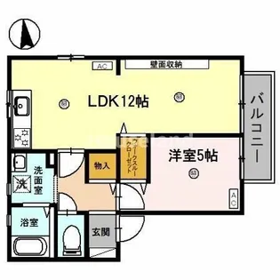 ディアス乙井【2階】の間取り