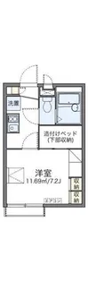 レオパレス櫻根南【2階】の間取り