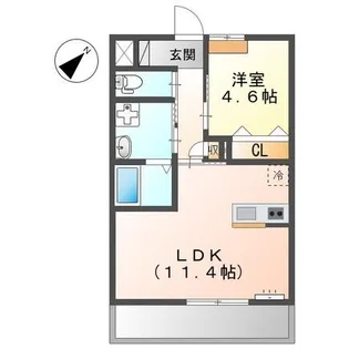 ファーストスター【2階】の間取り