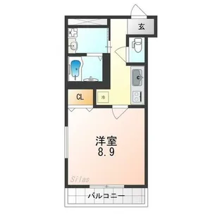 フジパレス高石綾園【1階】の間取り