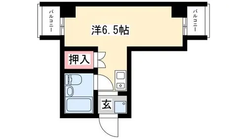 ヴィラカレッジ千代田【502号室】の間取り