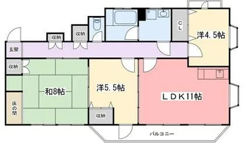 土山第三ビル【201号室】の間取り