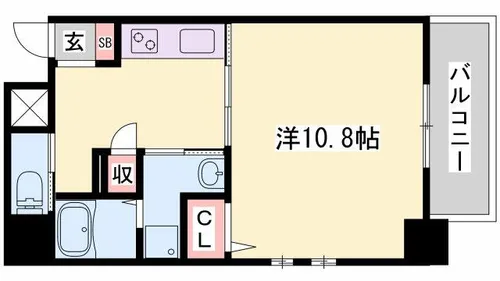 ライフタウンⅢ【4階】の間取り