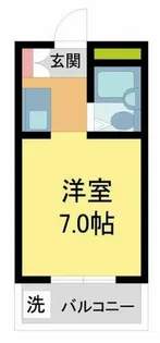 ジョイフル香枦園【102号室】の間取り