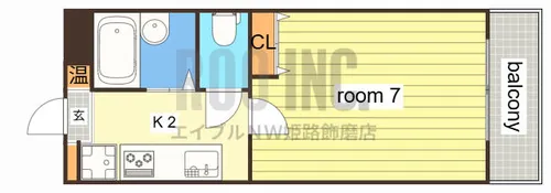 雅ガーデンハイツ【1階】の間取り