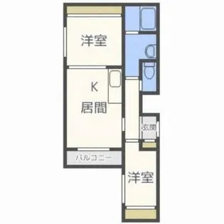 メゾンド桜【4階】の間取り