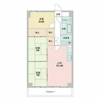 レジディア日比野【0707号室】の間取り