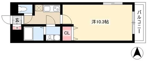 ブルーム上社【3D号室】の間取り