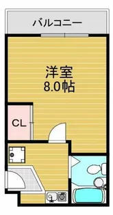 滝野ハイツ【3階】の間取り