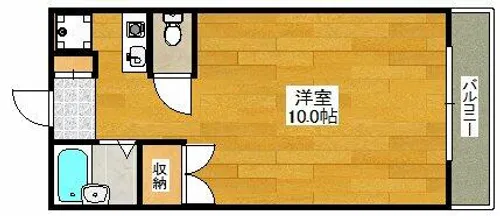 江坂第一下伊マンション【4階】の間取り
