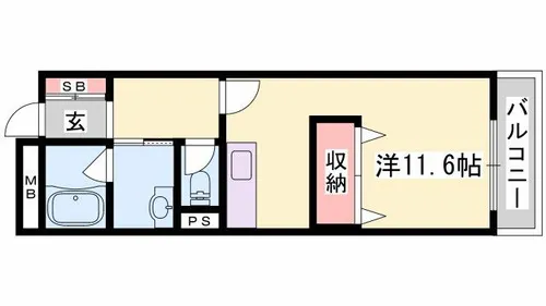 AG MEGAたつの(旧 パストラル21)【2階】の間取り