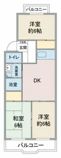 第一早川ビル【D-1号室】の間取り